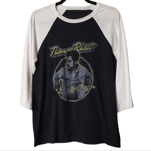 Tops - Thomas Rhett Life Changes 2018 Concert Tee Size Large Black White